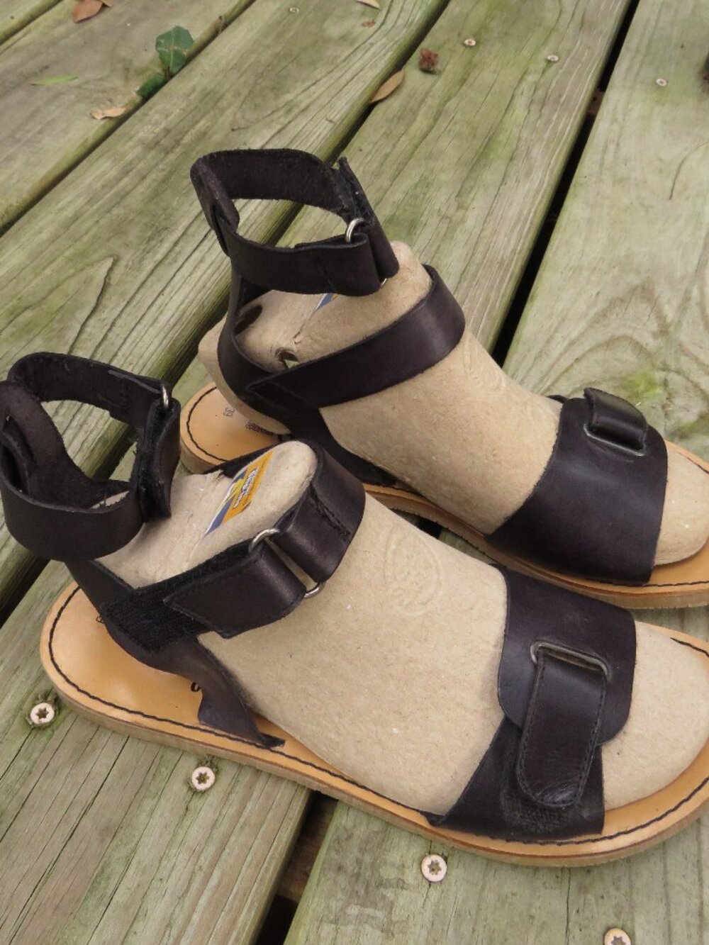 Mtng Originals Leather Sandals Ankle strap Made in Spain New Size 9